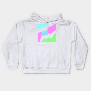 Colorful watercolor art design Kids Hoodie